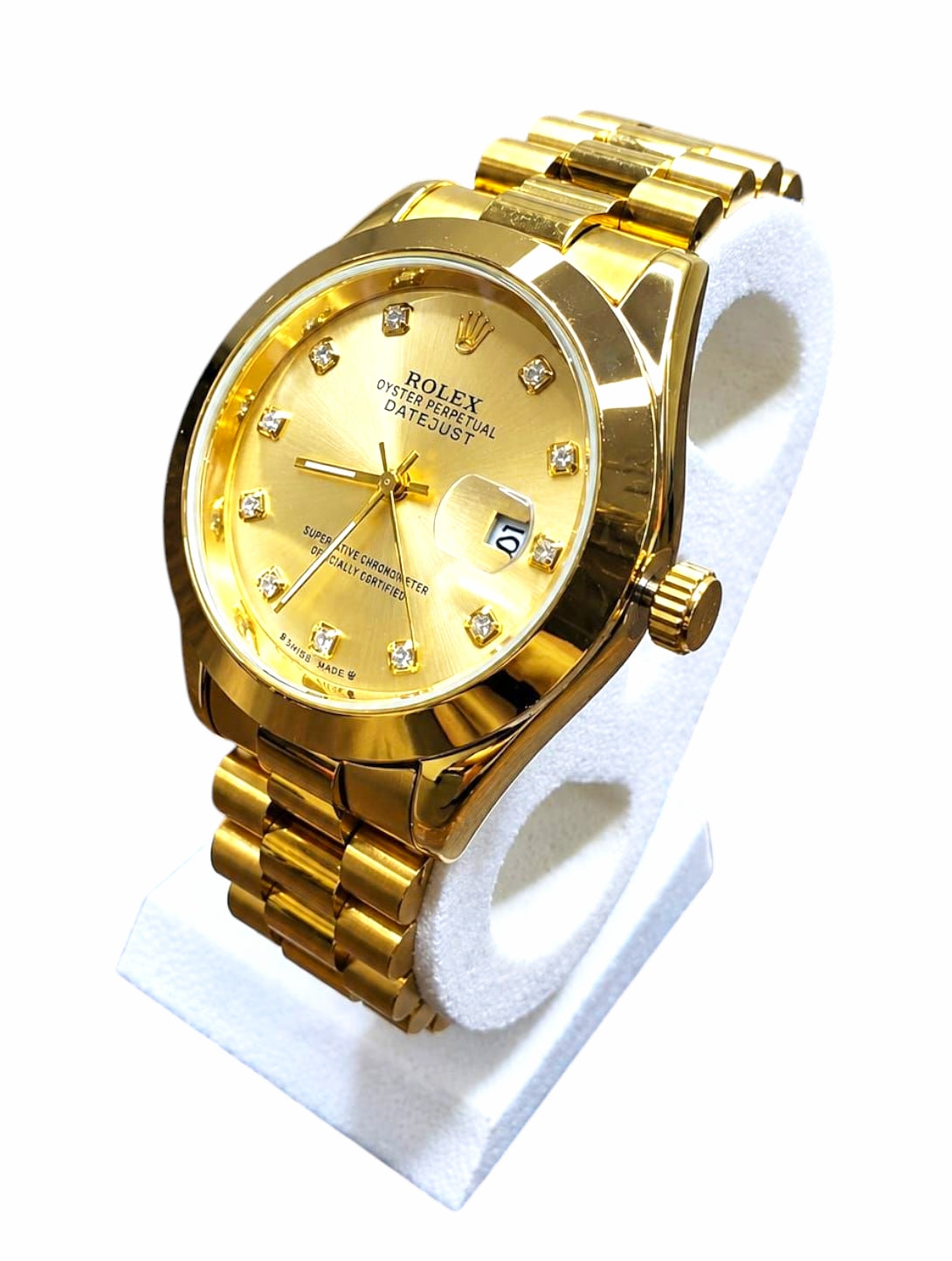 Rolex Datejust All Gold - Diamond Dial | Oyster Perpetual President Bracelet
