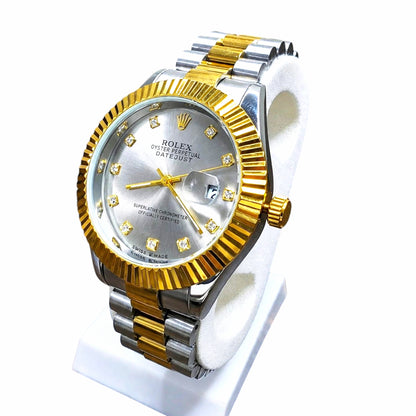 ROLEX DATEJUST FLUTED BEZEL - DIAMOND EDITION - TWO TONE